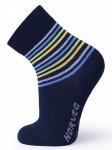 Носки Summer Time - хлопковые носки на каждый день оригинальных расцветок, цвет полоса на синем