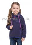 толстовка (куртка) для девочки, цвет фиолетовый
