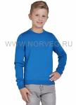 Свитера Merino Wool  джемпер для мальчика с круглым воротом цвет бирюзово-синий