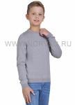 Свитера Merino Wool  джемпер для мальчика с круглым воротом цвет серый меланж