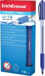 Ручка шариковая ErichKrause® U-19, Ultra Glide Technology, цвет  чернил синий (в коробке по 12 шт.)