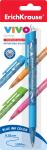 ручка шариковая автоматическая ErichKrause® VIVO® Spring, цвет чернил синий (в блистере по 1 шт.)