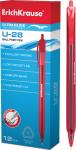 Ручка шариковая автоматическая ErichKrause® U-28, Ultra Glide Technology, цвет  чернил красный (в коробке по 12 шт.)