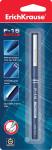 Ручка капиллярная ErichKrause® F-15, цвет чернил синий (в блистере по 1 шт.)