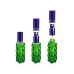 Флакон цветное стекло Гранат зеленый 20 мл (спрей люкс фиолетовый)