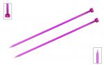 51193 Knit Pro Спицы прямые Trendz 5 мм/30 см, акрил, фиолетовый, 2 шт.