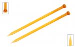 51191 Knit Pro Спицы прямые Trendz 4 мм/30 см, акрил, оранжевый, 2 шт.