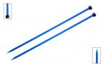 51197 Knit Pro Спицы прямые Trendz 7 мм/30 см, акрил, синий, 2 шт.