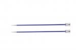 47268 Knit Pro Спицы прямые Zing 3,75 мм/30 см, алюминий, 2 шт.