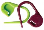 10805 Knit Pro Маркировщик для петель 'Булавка', пластик, зеленый/красный, уп. 30 шт.