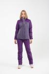 560-10 Женская спортивная куртка фиолетовый