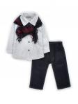 Комплект для мальчика:брюки,рубашка и шарфик