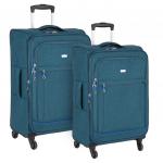 Р18А07 синий (19) чемодан малый тканевый облегченный (PS18A07)