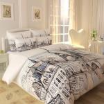 Комплект постельного белья Парижский пейзаж