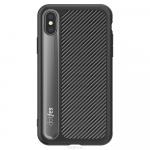 Накладка dotfes G06 Luxurious Material Case для iPhone X (black)