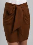 0556 юбка коричневая