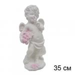 Статуэтка Ангелочек с цветами 35 см / 800830 / без упаковки