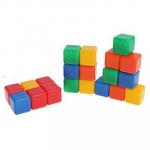 Набор цветных кубиков, 20 штук 4 ? 4 см