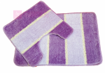 SERA (фиолетовый) Комплект ковриков для ванной 2 предмета.