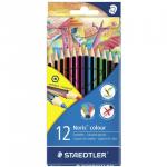 Карандаши цветные STAEDTLER (Германия) Noris Color Ecology, 12 цв., заточенные, европодвес, 185 C12