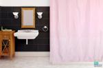Занавеска (штора) для ванной комнаты тканевая 180x180 см Espiral