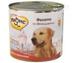 Мнямс консервы для собак Фегато по-Венециански (телячья печень с пряностями) 600 г