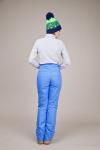 ЖЗ-215 МЕМБРАНА Утепленные женские брюки размер голубой