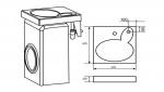 Мейси V5                                       Раковина над стиральной машиной ( Сифон Ани "ЮНГ", крепеж для раковины)