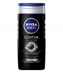 NIVEA Shower Гель для душа д/муж Сила угля, 250мл