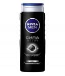 NIVEA Shower Гель для душа д/муж Сила угля, 500мл