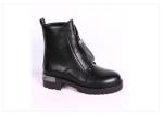 0Z0145-03-1 черный (Иск.кожа/Байка) Ботинки женские
