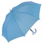 Зонт трость полуавтомат детский синий со свистком 86 см