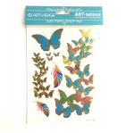 AV Art-tatoos Тату дизайн 16 - Бабочки, перья (цветные)