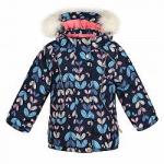 Зимняя куртка для девочки синий 1001-3 Geburt*