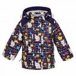 Зимняя куртка для девочки фиолетовый 1001-2 Geburt*