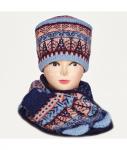Кубанка 3-ка (шапка, шарф, варежки) Комплект