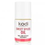 Kodi, Масло для ногтей и кутикулы Sweet Spices Oil (сладкие специи), 15 мл