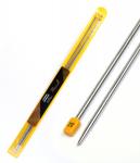 Спицы для вязания прямые Maxwell Gold, металл арт.35-45 4,5 мм /35 см (2 шт. )