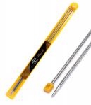 Спицы для вязания прямые Maxwell Gold, металл арт.35-50 5,0 мм /35 см (2 шт. )