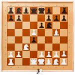 Шахматы демонстрационные настенные,, магнитные, поле 70*70см., 01756
