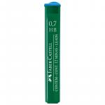 Грифели для механических карандашей Faber-Castell "Polymer", 12шт., 0,7мм, HB, 521700