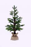 GREEN FOREST PINE с деревянным стволом в мешочке 90 см. Искусственная елка Forest Market (PE+ПВХ).