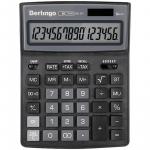 Калькулятор настольный Berlingo "City Style", 14 разр., двойное питание, 205*155*28, черный/серый, CIB_214