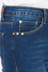 Укороченные джинсы скинни с вышивкой - лампасом, D54.162