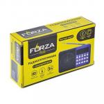 FORZA Радиоприемник переносной, аккумулят., USB, слот Micro-sd, FM 87,5-108 МГц