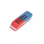 ClipStudio Ластик скошенный красно-синий, для карандашей и чернил, 60 штук в коробке
