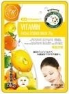 Осветляющая тканевая маска для лица с витаминами mitomo "natural 512" 1 шт.