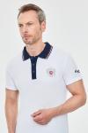 Белая мужская футболка поло Red-n-Rock's 65M-RR-497/3