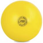 Мяч для худ. гимнастики (15 см, 280 гр)  желтый GC 01