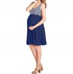 Платье для беременных в полоску K6116